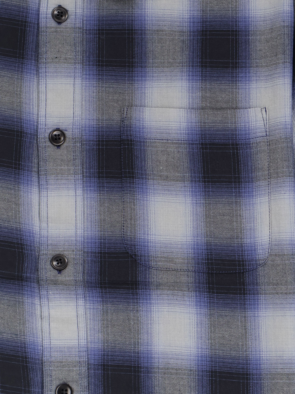 Stüssy Beach Ombre Plaid madras cotton shirt - Black