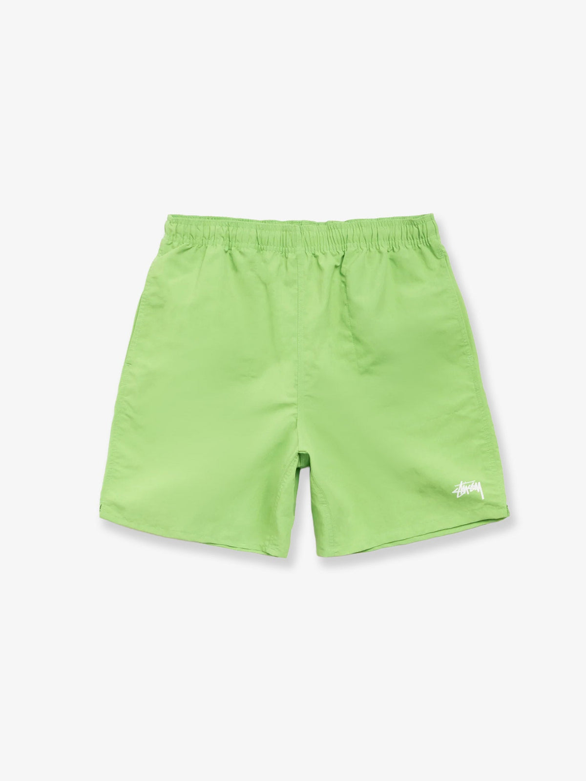 Stüssy Nylon swim trunks with logo - Kiwi