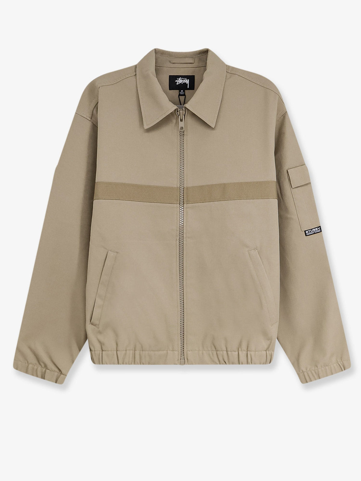 Stüssy Mechanic jacket with grosgrain band - Khaki