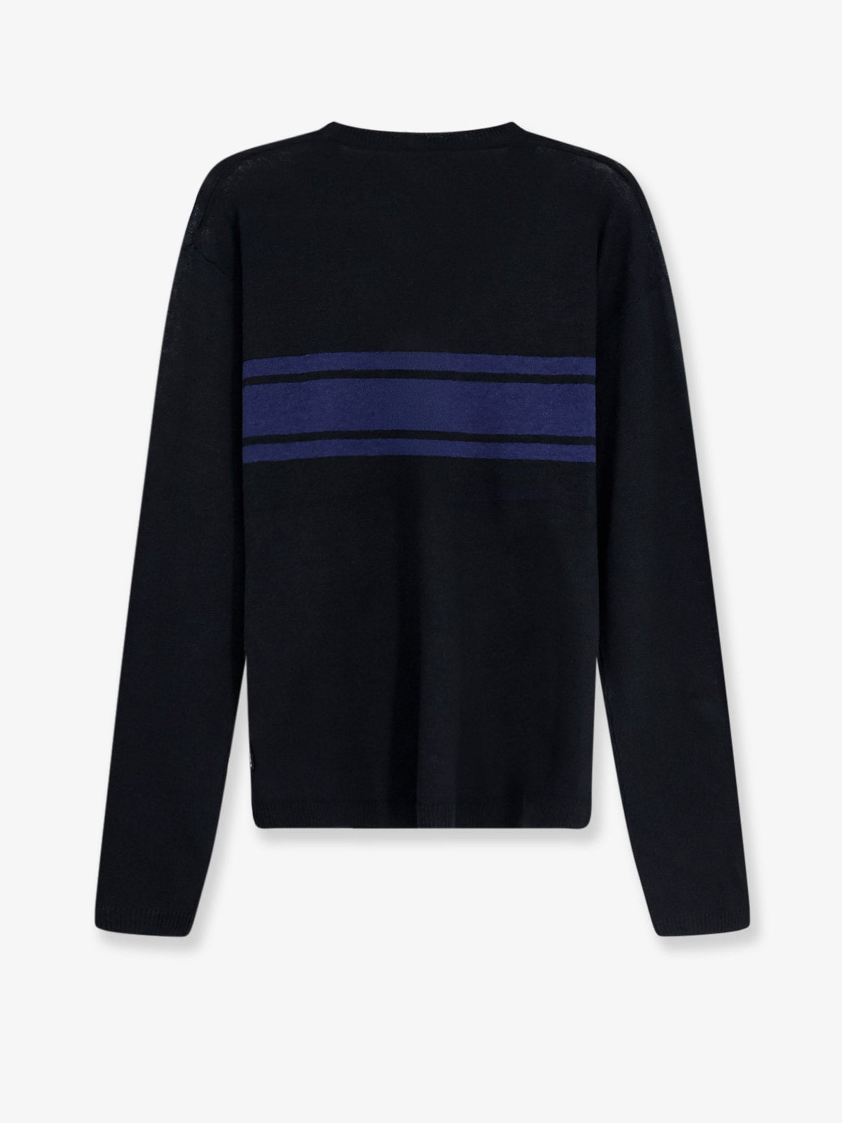 Stüssy Striped cotton and linen sweater - Black