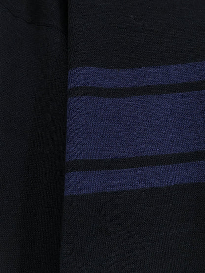 Stüssy Striped cotton and linen sweater - Black