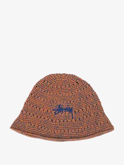 Stüssy Bucket cotton, linen and hemp hat - Multibrown