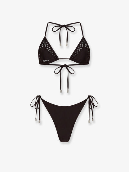The Attico The Attico Il Primo Bagno lycra bikini - Darkbrown