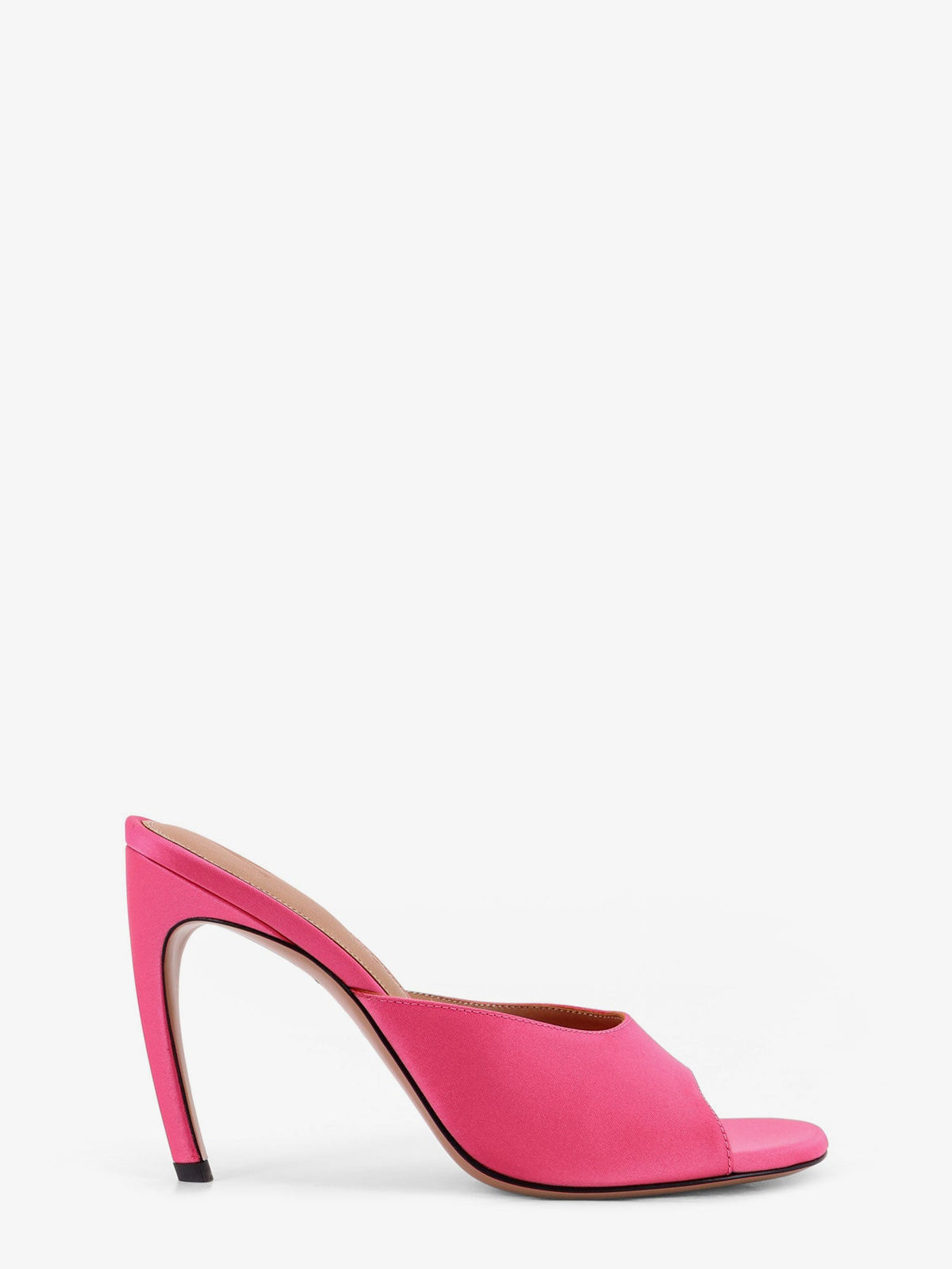 The Attico Betta satin sandals - Warm Fuchsia