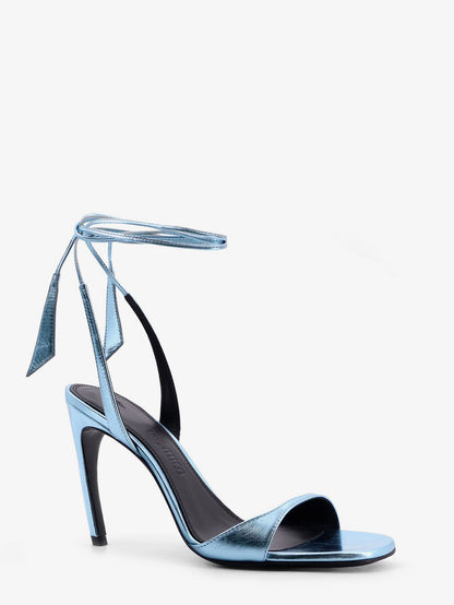 The Attico Ora satin sandals - Sky Blue