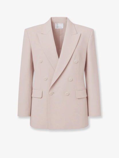 The Frankie Shop Monterey Structured wool blend blazer - Fadedpink