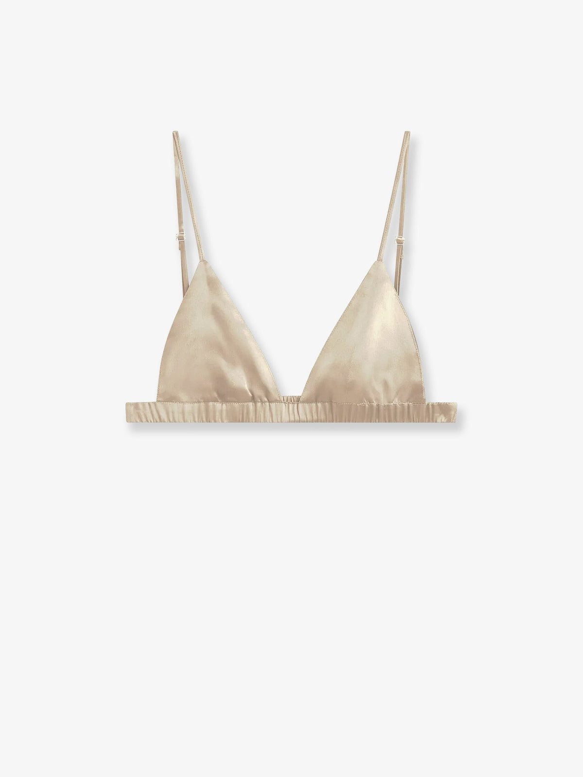 The Frankie Shop Nina satin bralette - Champagne