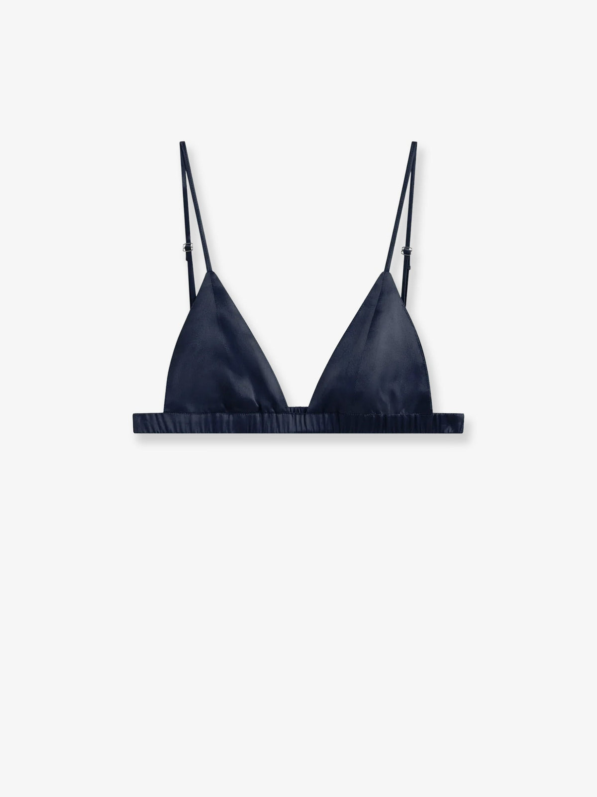 The Frankie Shop Nina satin bralette - Navy