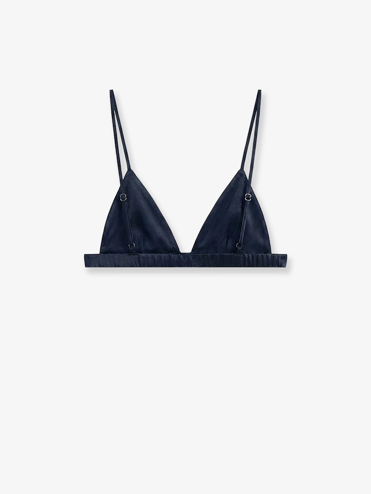 The Frankie Shop Nina satin bralette - Navy