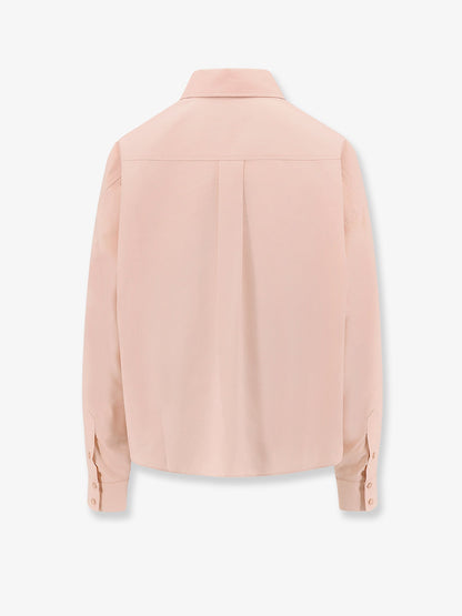 The Frankie Shop Arlen cotton shirt - Fadedpink