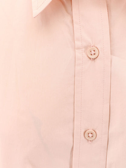 The Frankie Shop Arlen cotton shirt - Fadedpink