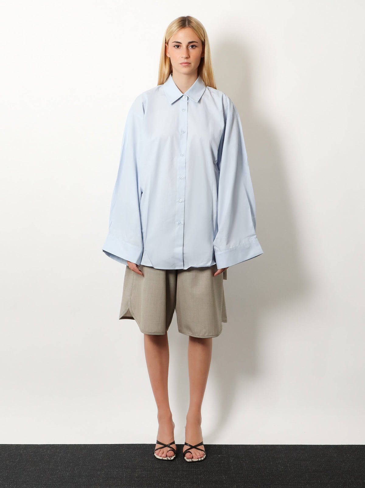 The Frankie Shop Tila organic cotton shirt - Lightblue