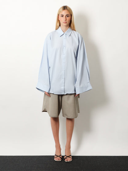 The Frankie Shop Tila organic cotton shirt - Lightblue