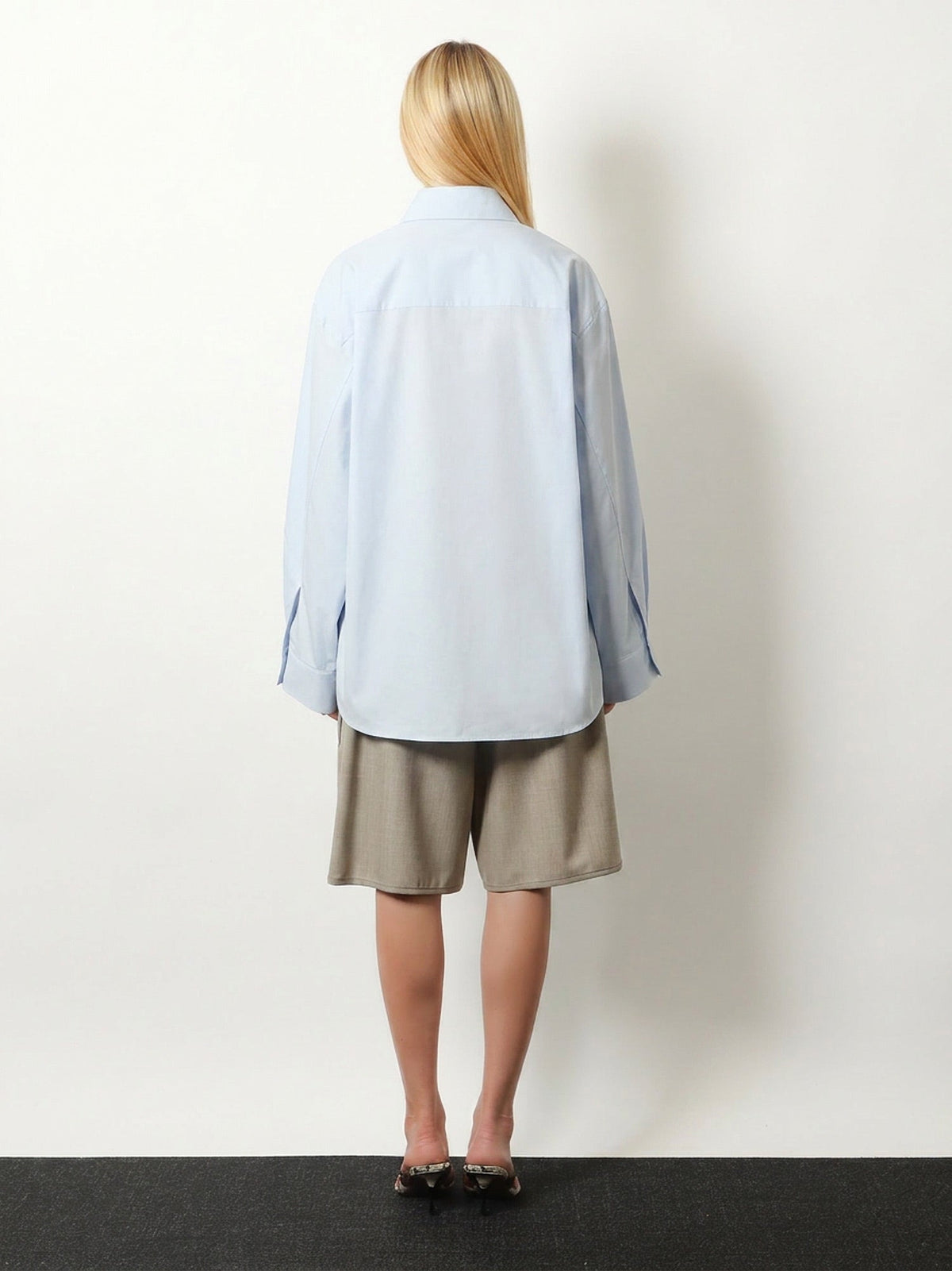 The Frankie Shop Tila organic cotton shirt - Lightblue