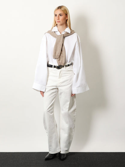 The Frankie Shop Tila organic cotton shirt - White