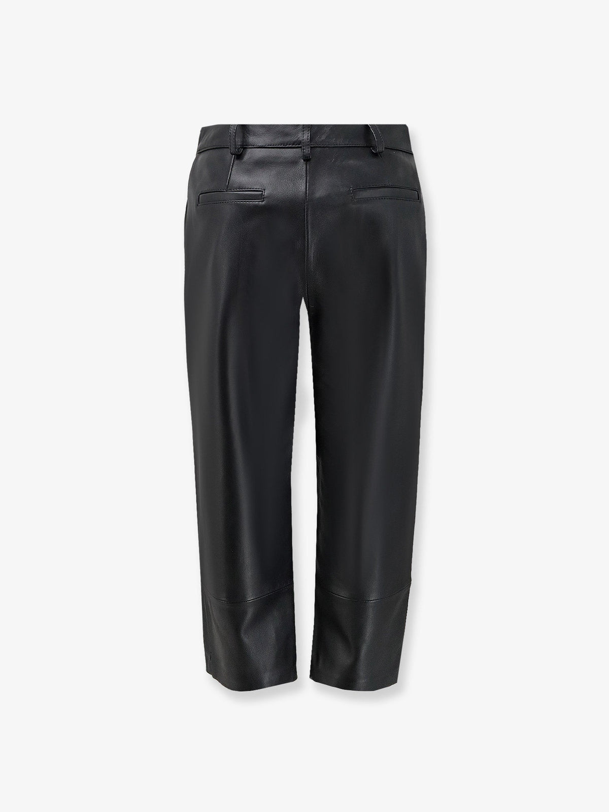 The Frankie Shop Lior Capri leather trousers - Black