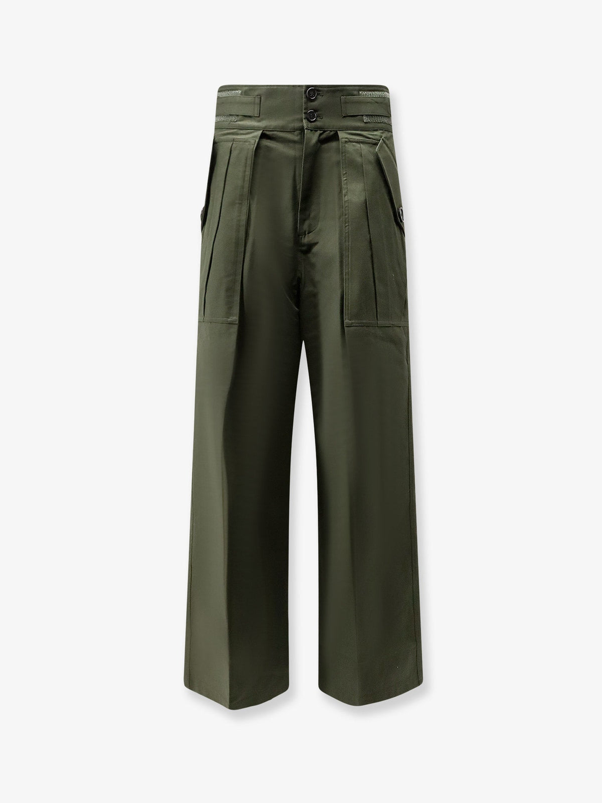 The Frankie Shop Tova Cargo cotton trousers - Deepgreen