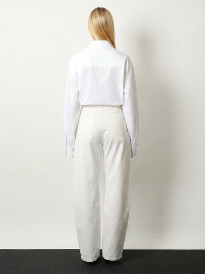 The Frankie Shop Nelton denim trousers - White