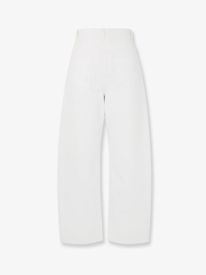 The Frankie Shop Nelton denim trousers - White