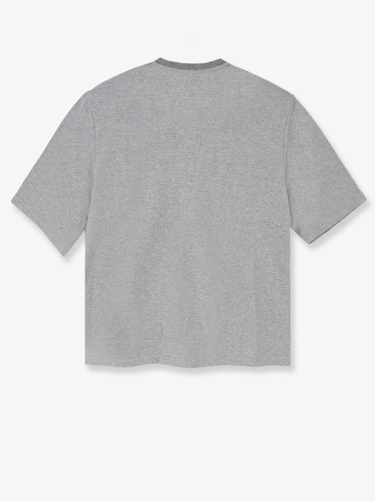The Frankie Shop Hugo ribbed cotton blend t-shirt - Greymelange