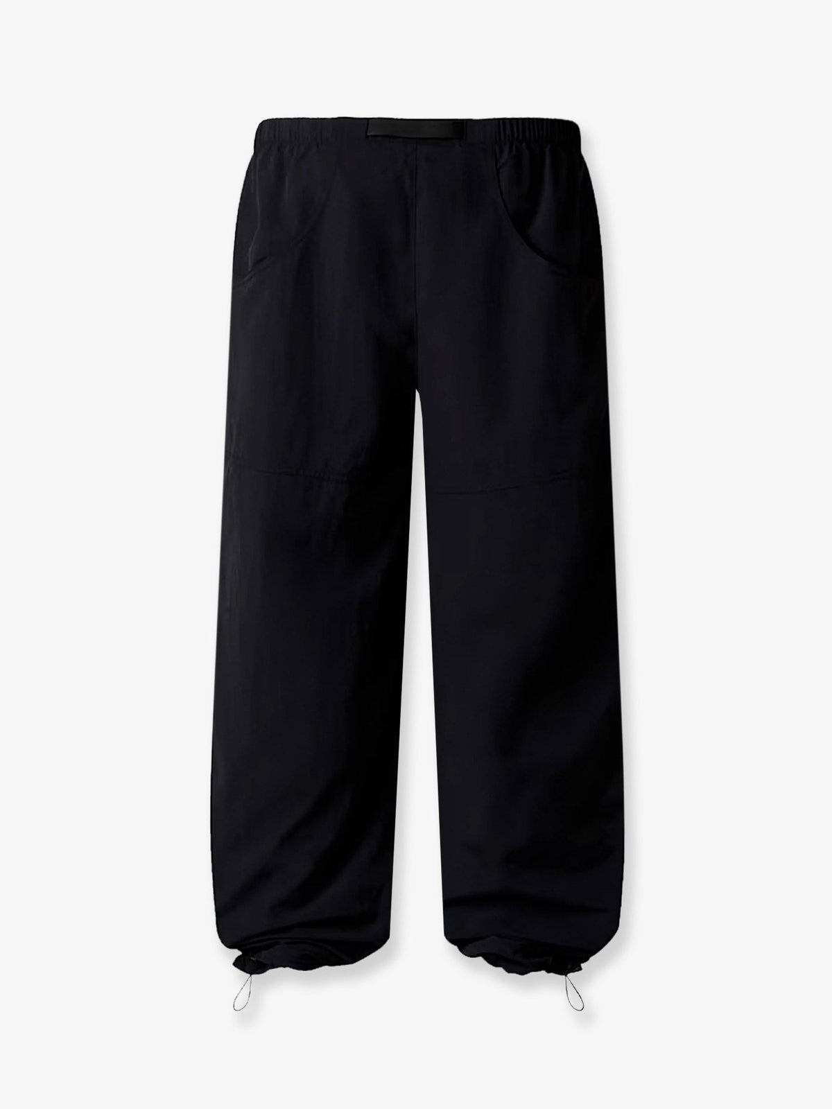 The North Face Nylon trousers with front logo patch - Black
