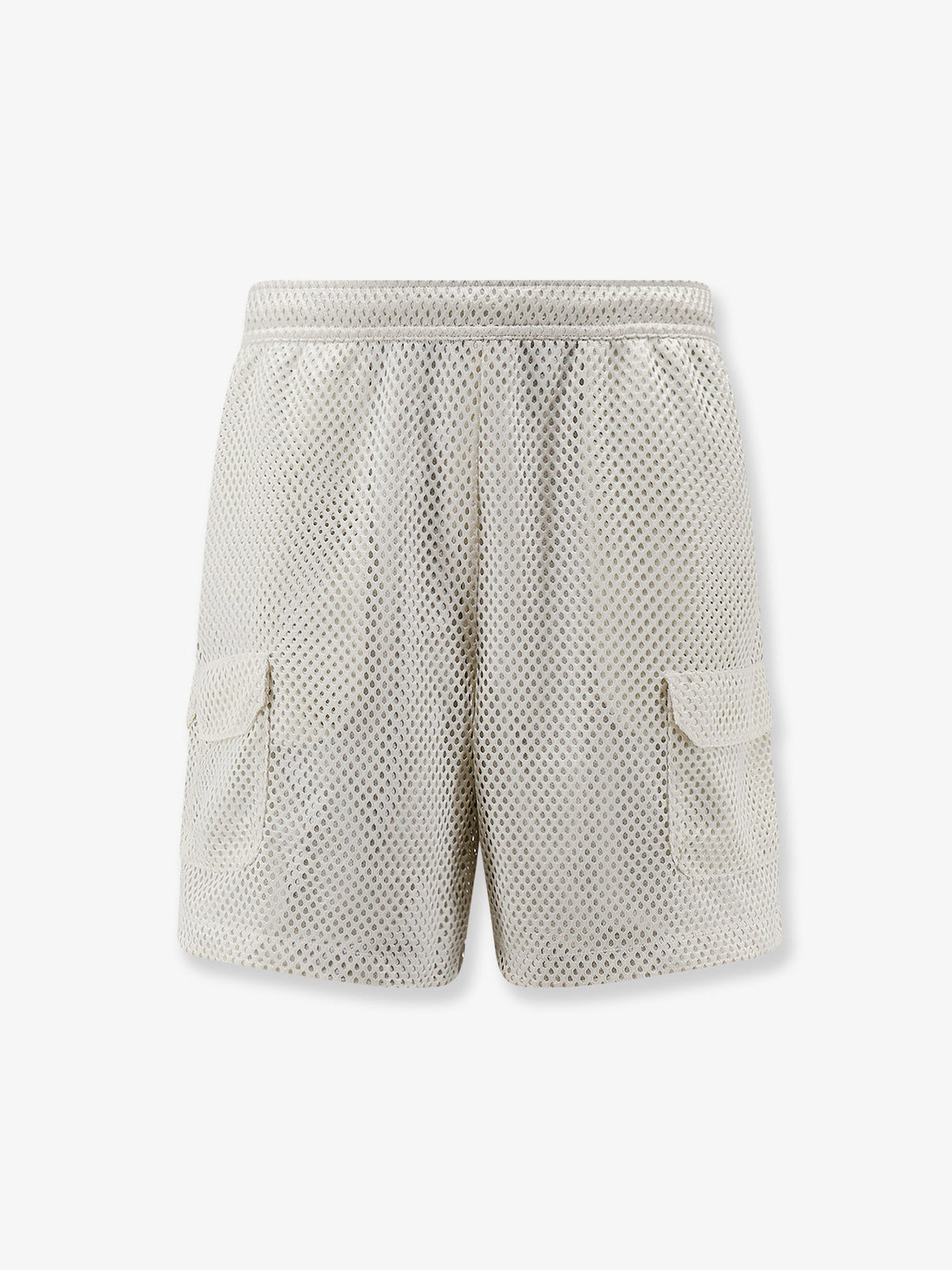 The North Face Nylon bermuda shorts with logo patch - White