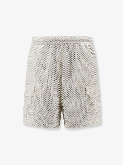 The North Face Nylon bermuda shorts with logo patch - White