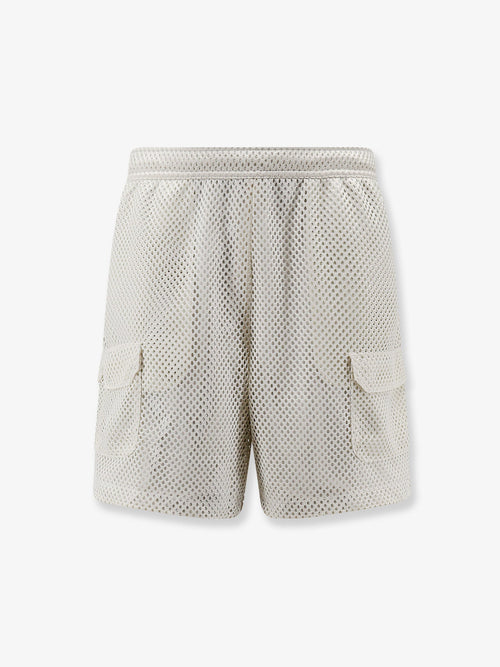 The North Face Nylon bermuda shorts with logo patch - White