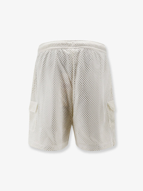 The North Face Nylon bermuda shorts with logo patch - White