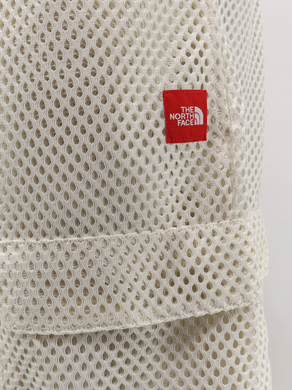 The North Face Nylon bermuda shorts with logo patch - White