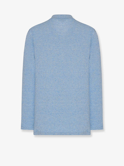 The Row Niosa Polo Shirt In Cotton And Linen