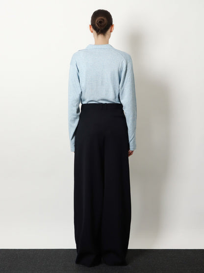 The Row Dender wool trousers - Dark Navy