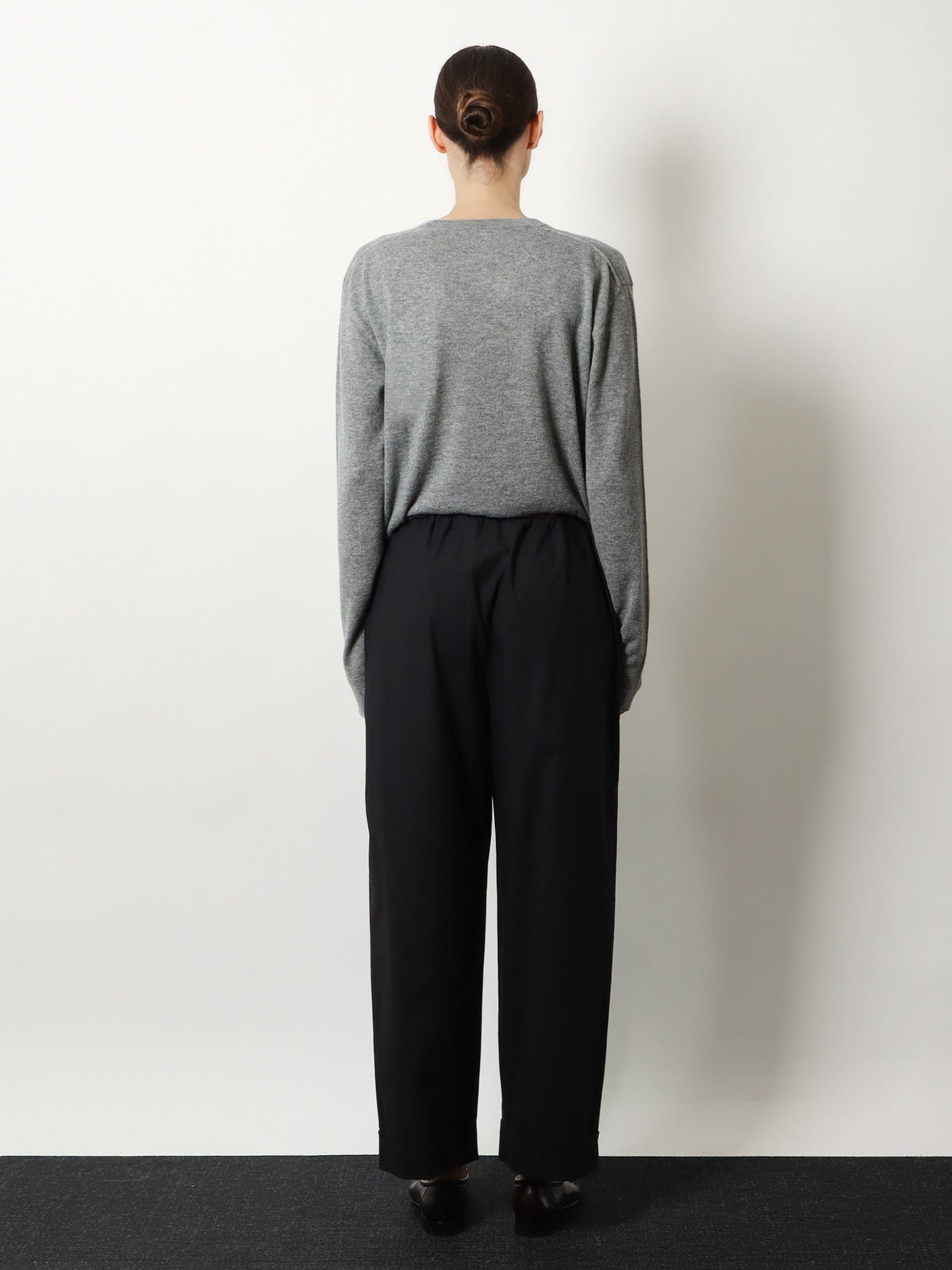 The Row Delano cotton trousers - Black
