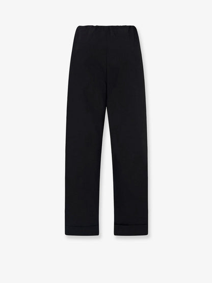 The Row Delano cotton trousers - Black