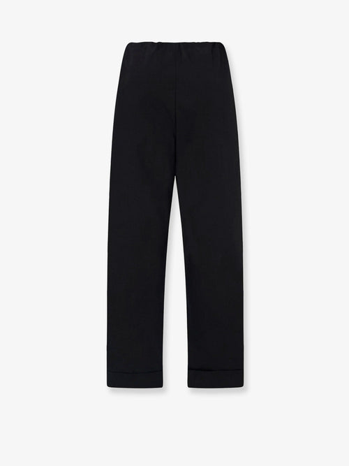 The Row Delano cotton trousers - Black