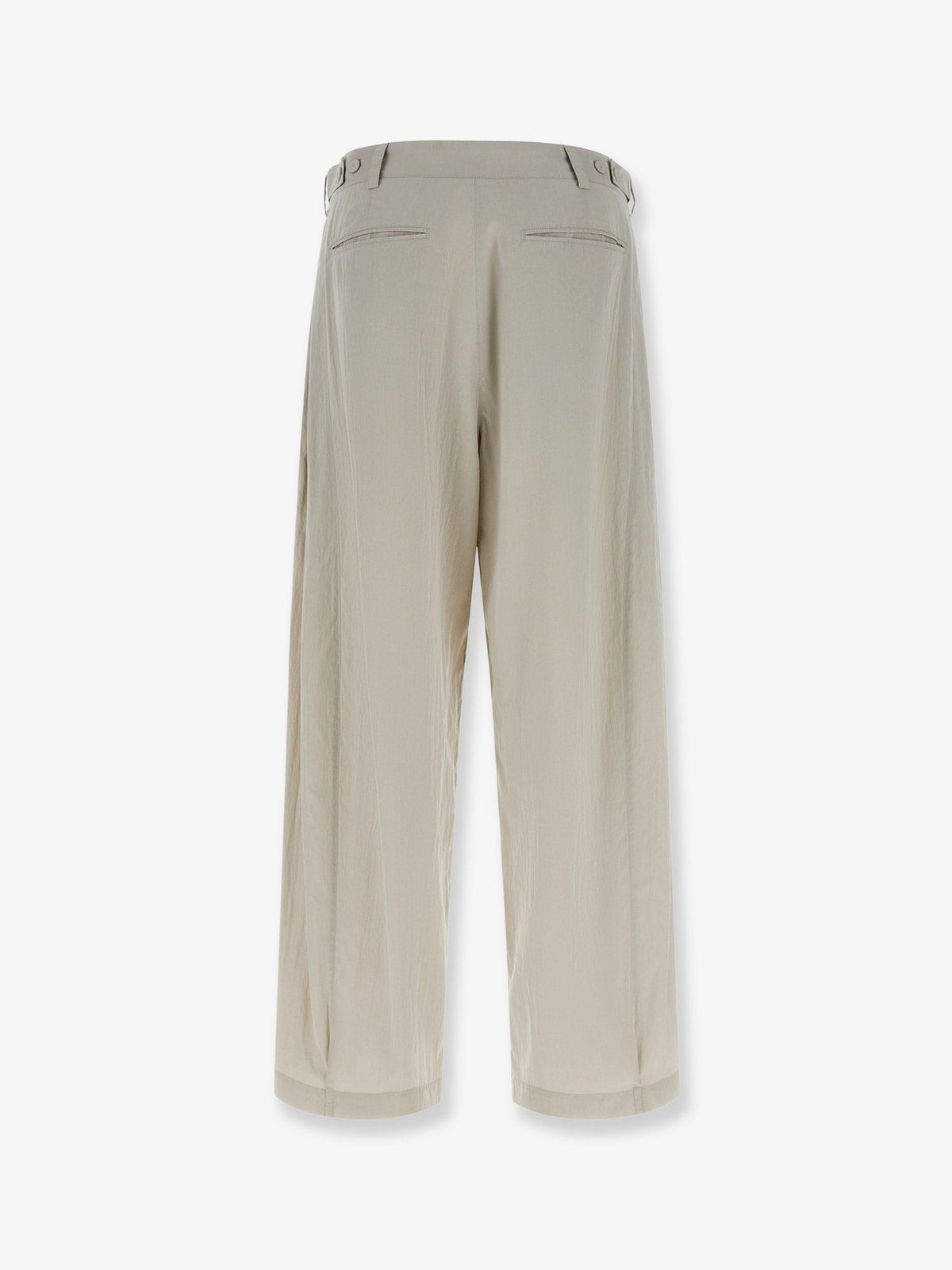 The Row Iven silk and nylon trousers - Smoke Grey