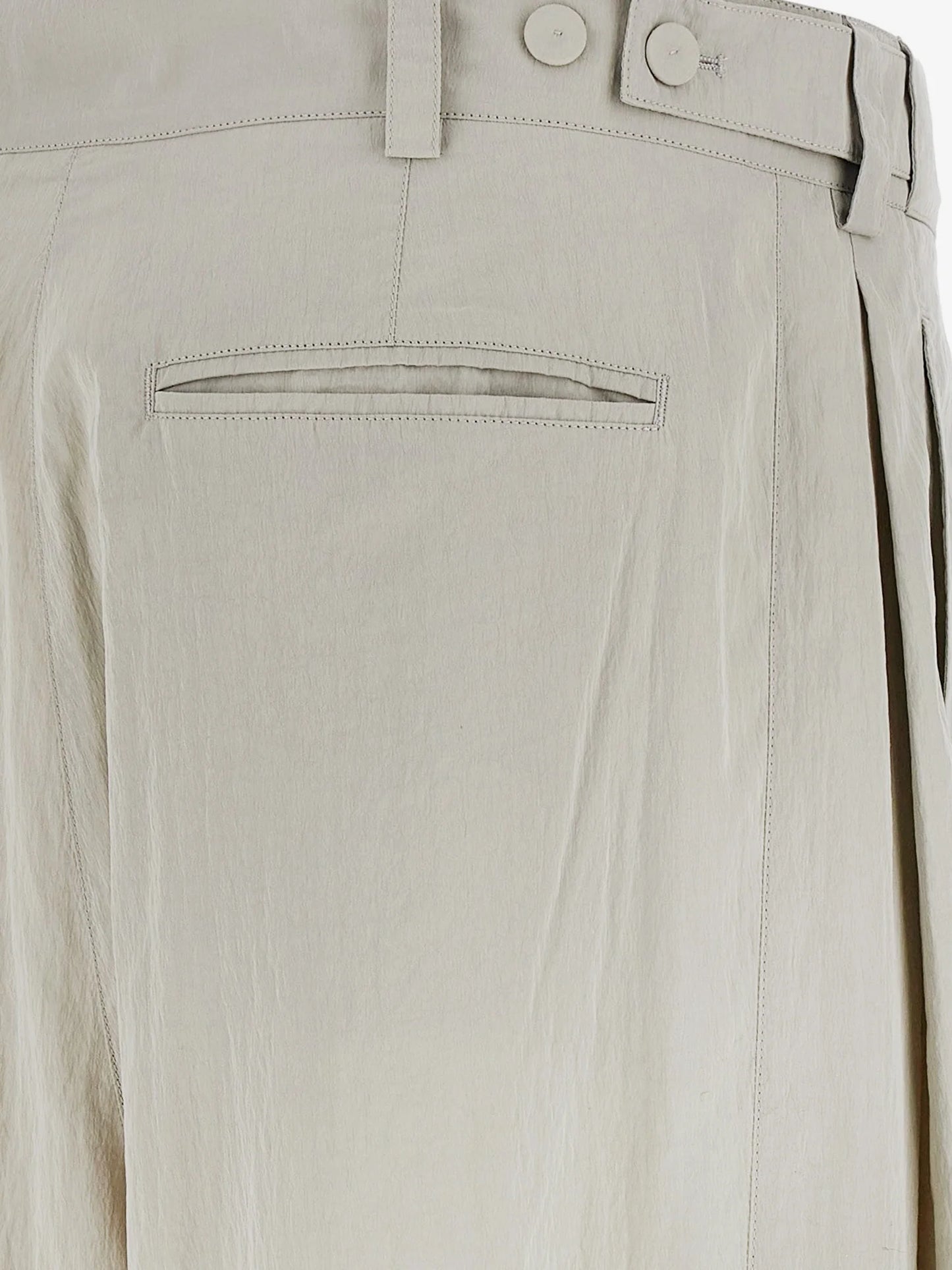 The Row Iven Silk And Nylon Trousers