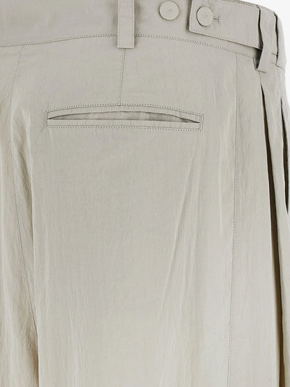 The Row Iven Silk And Nylon Trousers