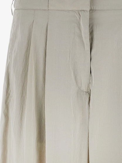 The Row Iven Silk And Nylon Trousers