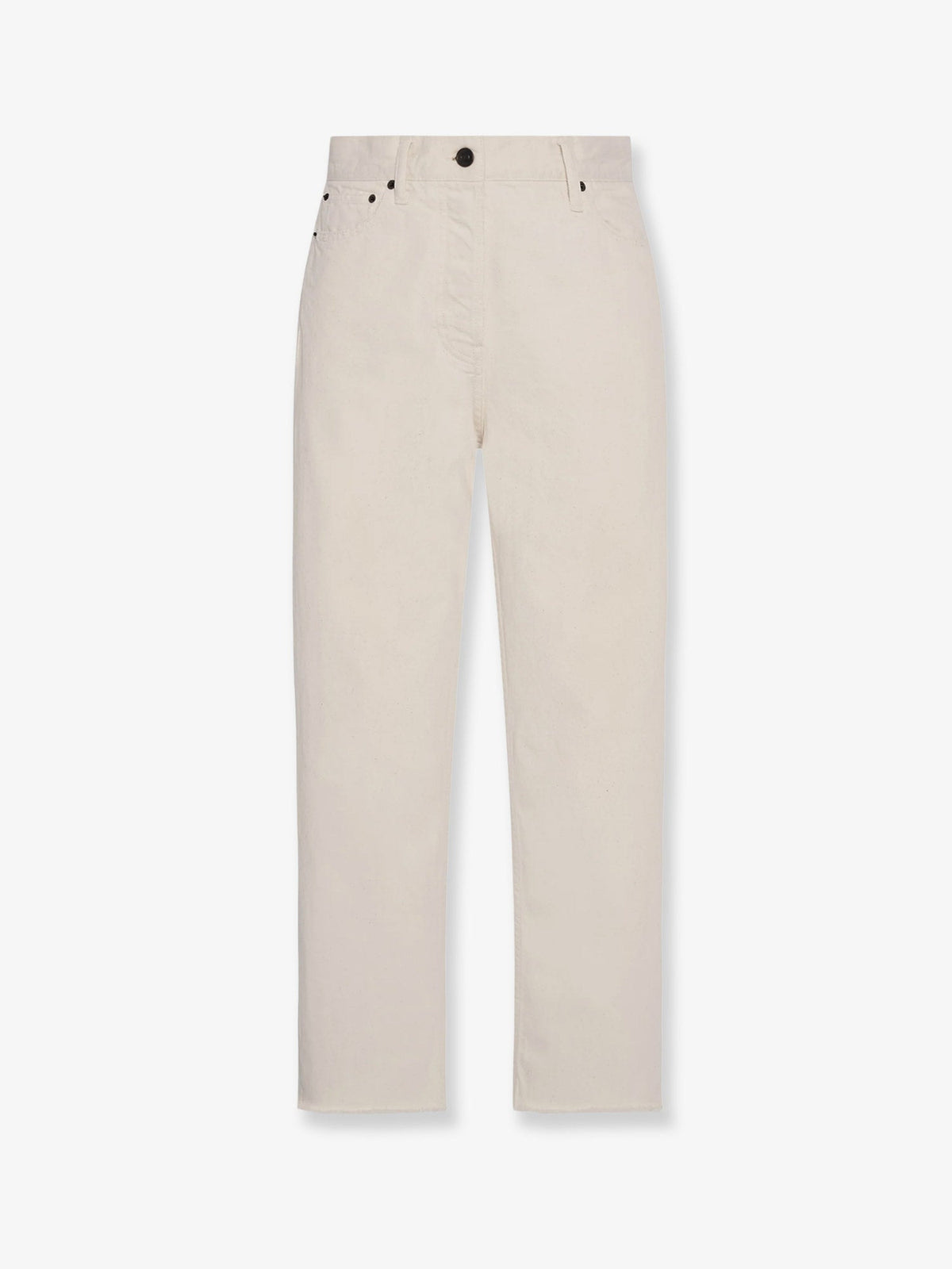 The Row Fortino organic cotton trousers - Ecru