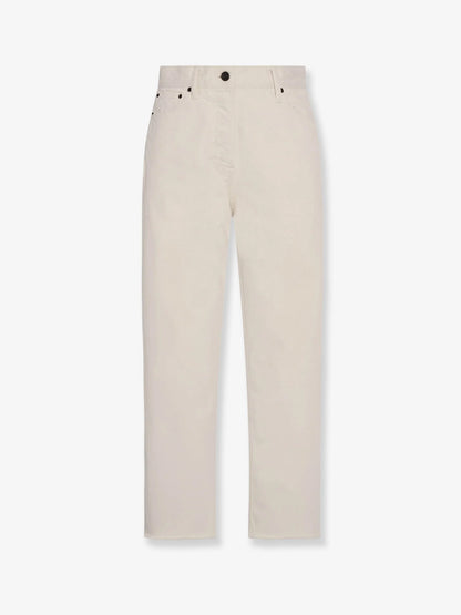 The Row Fortino Organic Cotton Trousers