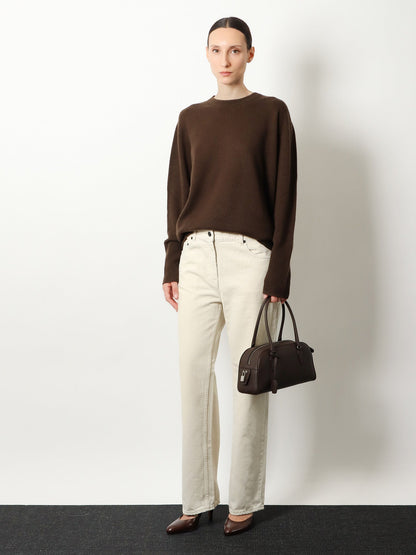 The Row Fortino organic cotton trousers - Ecru