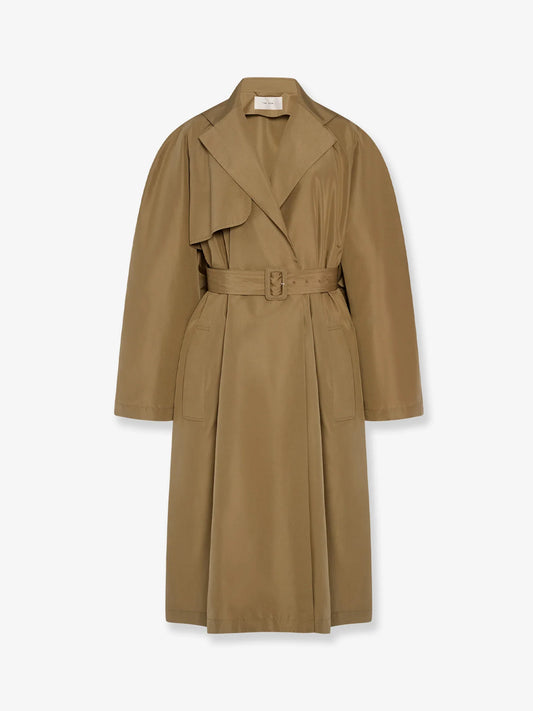 The Row Amapola Ultrafine Silk Trench Coat