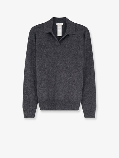 The Row Oashi Cashmere Top Sweater - Anthracite