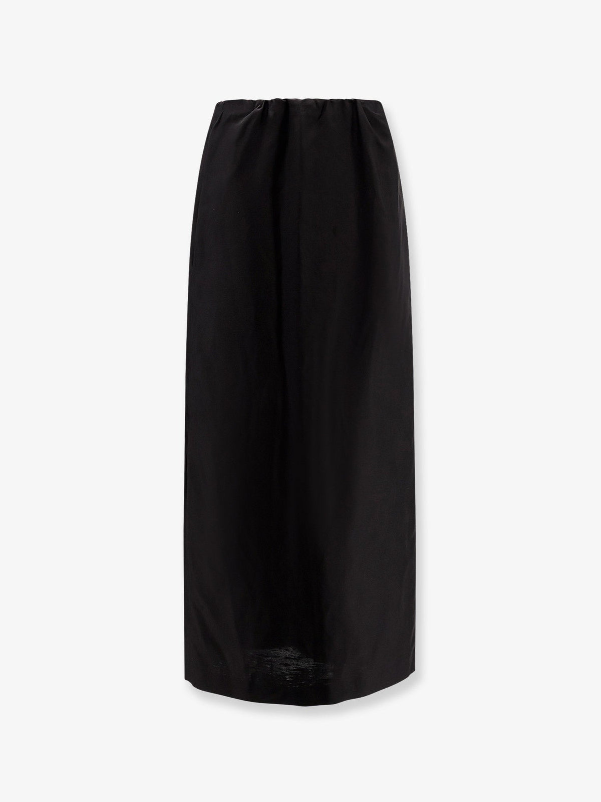 The Row Saul cotton and silk long skirt - Nero