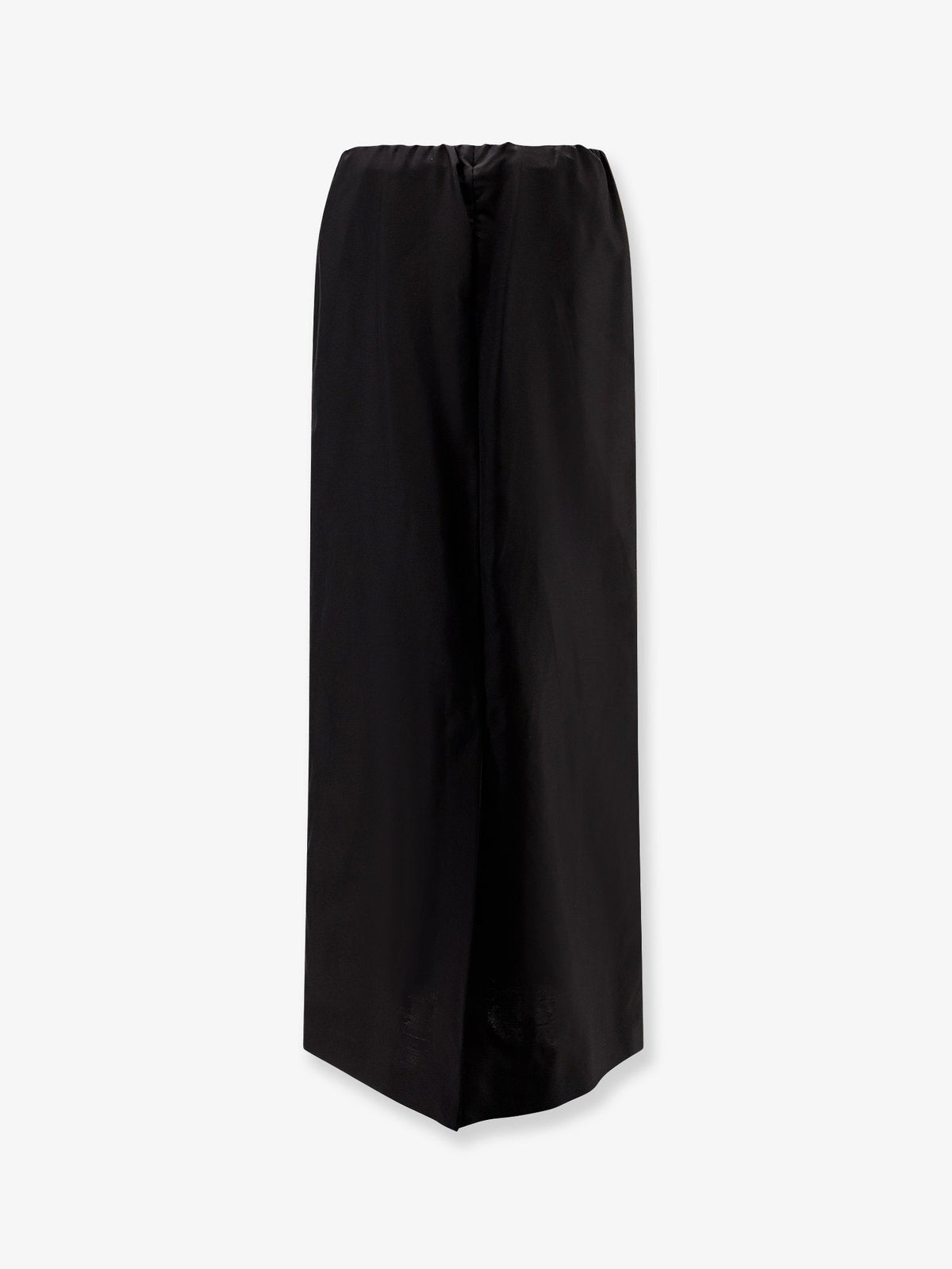 The Row Saul cotton and silk long skirt - Nero