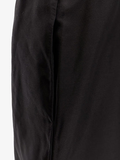 The Row Saul cotton and silk long skirt - Nero