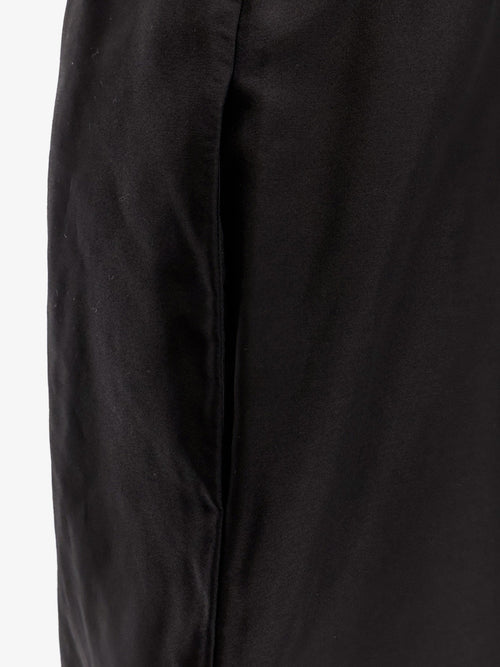 The Row Saul cotton and silk long skirt - Nero