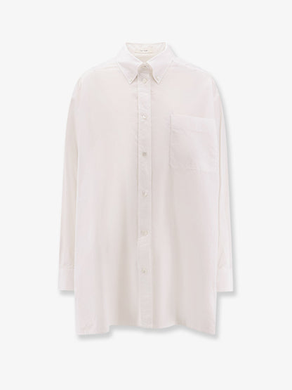 The Row Victoria cotton shirt - Bianco