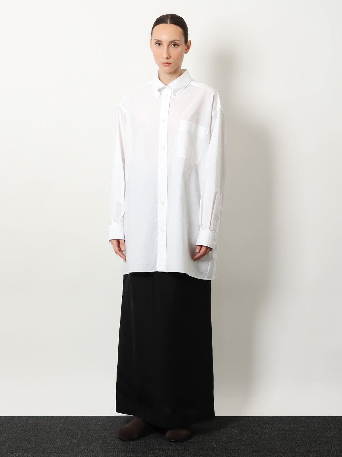 The Row Victoria cotton shirt - Bianco